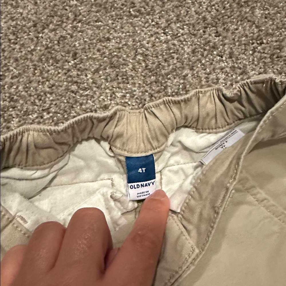 Set of 4 Casual Pants - Blue, Gray, and Tan - Picture 8 of 11